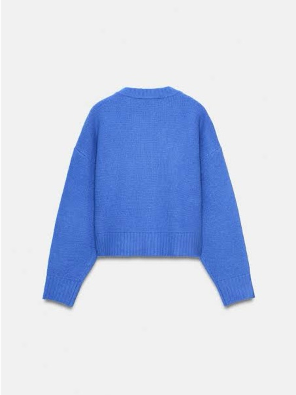 Zara Soft Knit Button Cardigan NWT | Size S | Blue - Picture 4 of 7